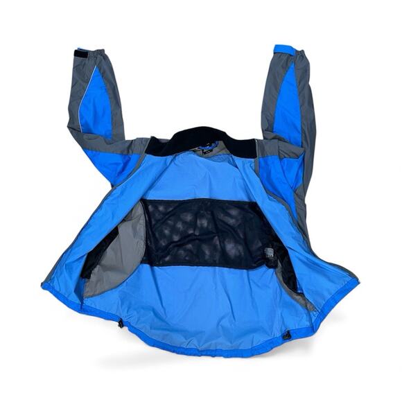 Helly Hansen Jacket Mens X-Large Blue Gray Full Zip Coat Removable Sleeves - Picture 3 of 14